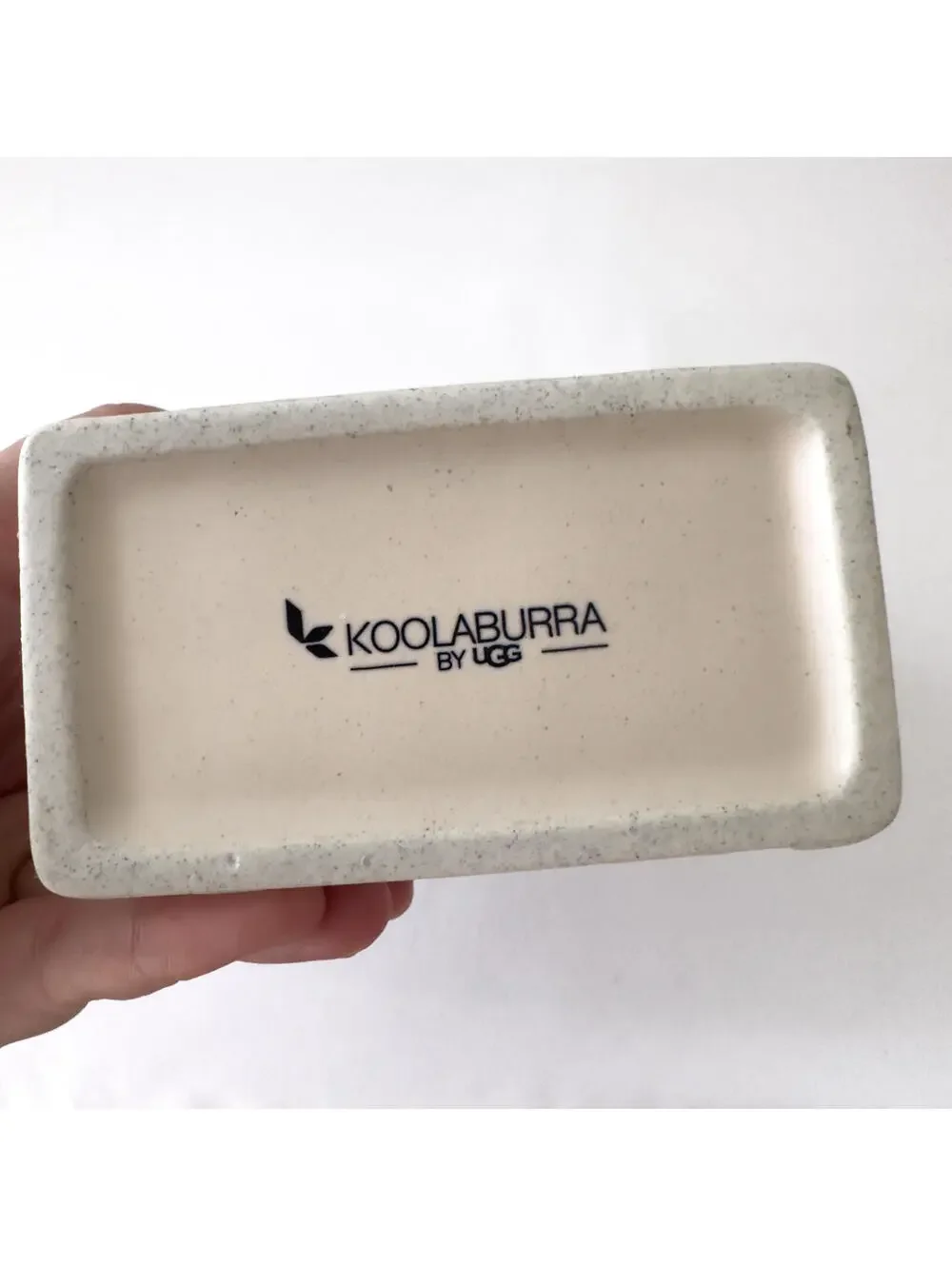New Koolaburra by UGG‎ Modern Ceramic Plaid Toothbrush Holder